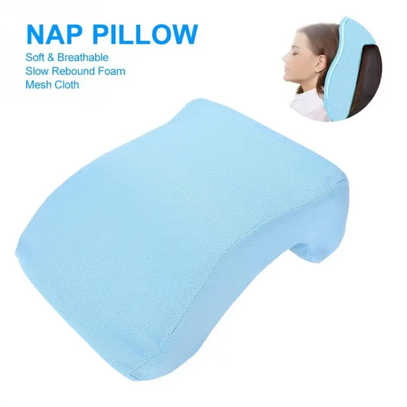 Nap Pillow Slow Rebound Memory Foam Office School Desk Breathable