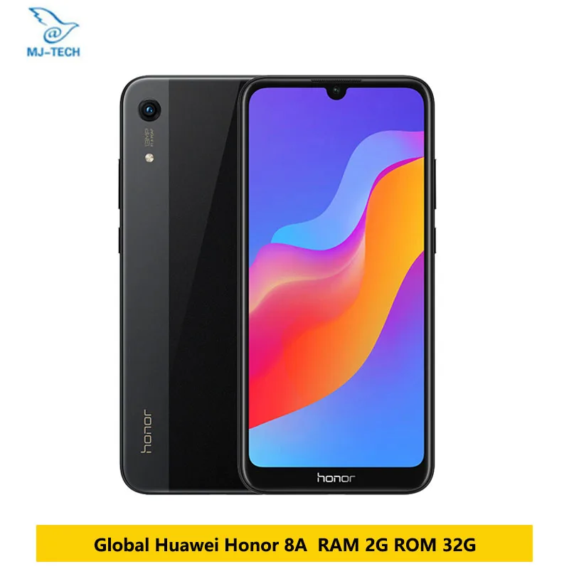 Глобальная версия Honor 8A 2G 32G 6 09 &quotдисплей MT6765 Восьмиядерный Android 9 разблокировка