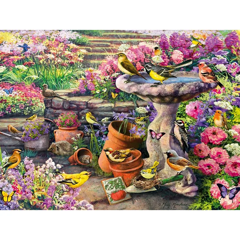 Pintura De Diamante Cuadrado Completo, Cuadro De Mosaico De Animales