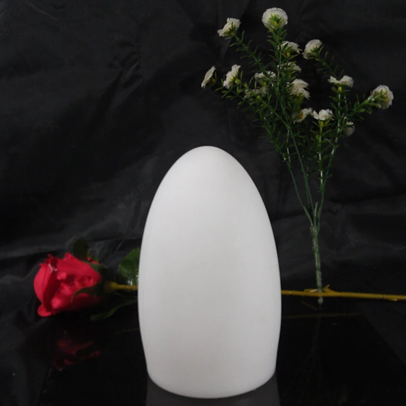 SK-LF04(D11* H19cm) светодиодный ночник яйцо из полиэтилена лампы перезаряжаемые кофе бар мебель для рождественского декора 50 шт./лот - Испускаемый цвет: changeable