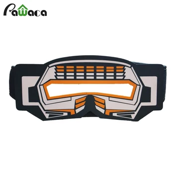 

Party Artifact-Music Voice-activated LED Glow Mask Get Together Goggles Activity Cosplay bar Holiday party flash goggles mask