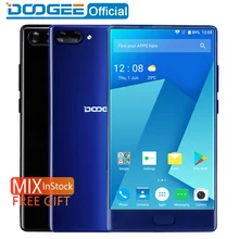 In Stock DOOGEE MIX bezel less Smartphone Dual Camera 5 5 AMOLED MTK Helio P25 Octa