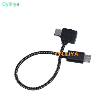 

100pcs Micro USB Type C Cable for DJI SPARK MAVIC PRO drone For DJI Mavic Part4 RC Cable Reverse Micro USB connector