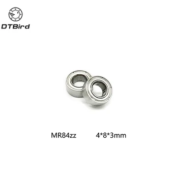 

50Pcs High quality MR84ZZ mr84z mr84 ball bearing 4*8*3mm deep groove ball bearing free shipping