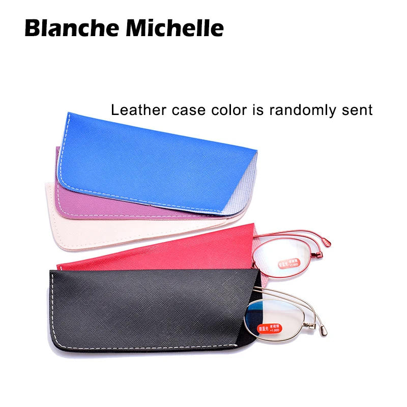 Blanche Michelle Unisex Metal Frame Thin Reading Glasses Men Women gafas Men's okulary +100 +150 +200 +250 +300 +350 +400
