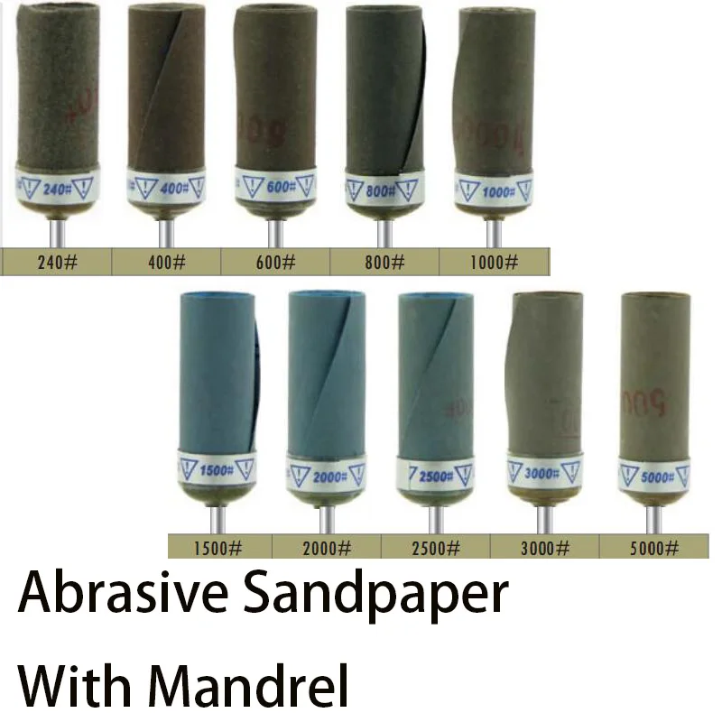 20pcs sandpaper grinding With mandrel wheel dremel rotary tool