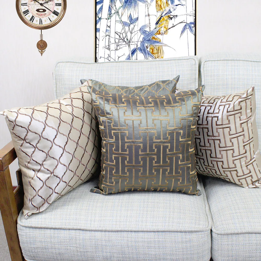 

Free Shipping 40/45/50cm Polyester Fabric Silk Look Thick and strong Fabric Bonded Embroidery Cushion Cover l HT-PCTEC-H-B