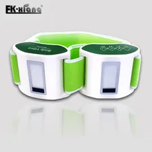 Body Slimming Massager Electric Fitness Vibrating Device Massage Belt Fat Burning Thin Waist Leg Belly Machine Weight Losing the new wooden ten six wheel lunar rover multi function body massager to belly leg thin abdominal fat reduction