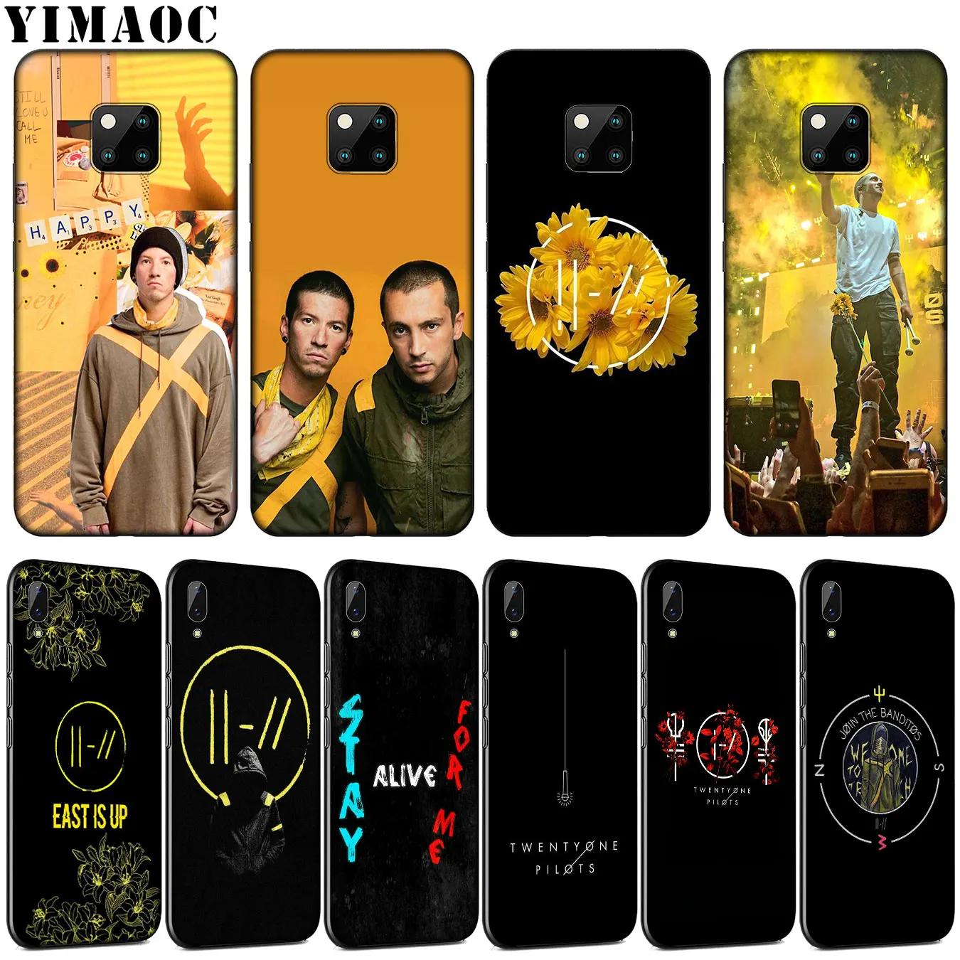 Мягкий силиконовый чехол YIMAOC Twenty one pilots pop для телефона Huawei Mate 30 20 10 Pro Nova 5I 5T 5 4 4E 3i 3