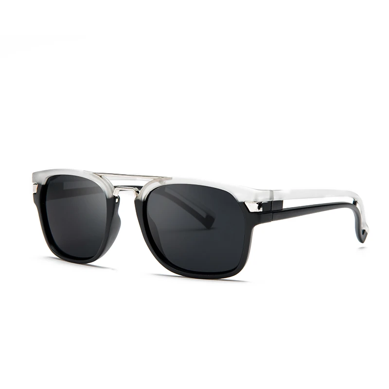 Привлекательные функциональные солнцезащитные очки для мужчин, двухцветные полые дужки в оправе. Play-Cool Sun GlassesSunglasses - Цвет линз: 628-5