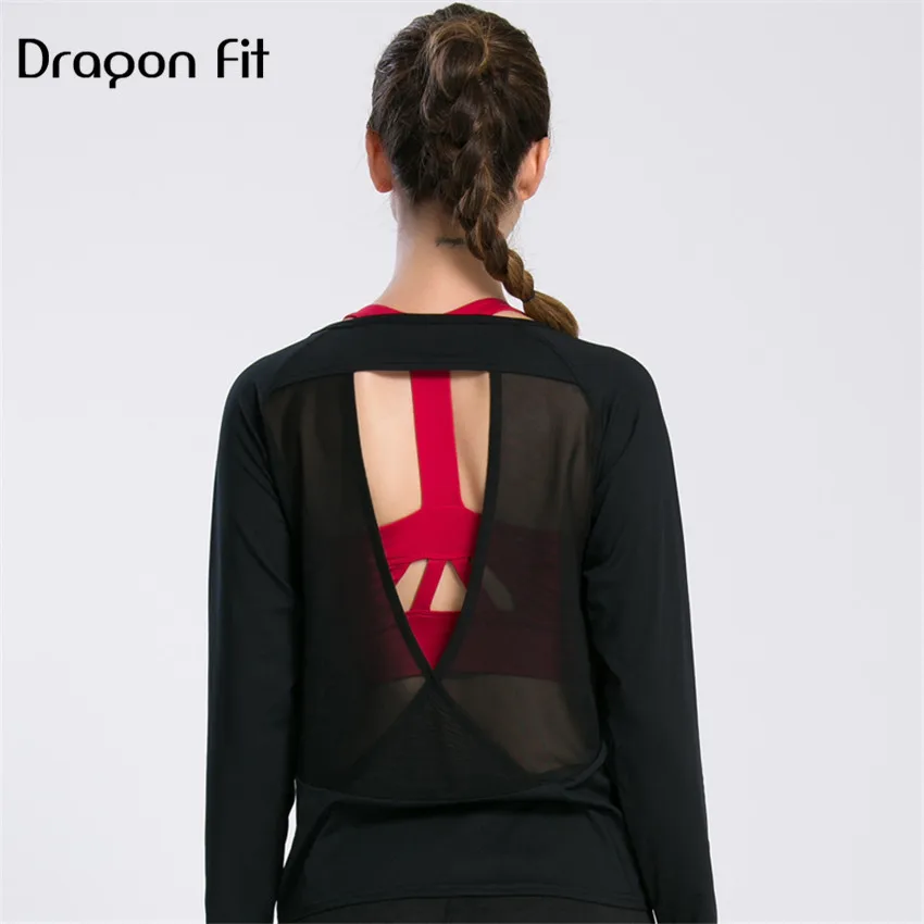 Женская футболка в стиле пэчворк Dragon Fit дышащая быстросохнущая Спортивная для