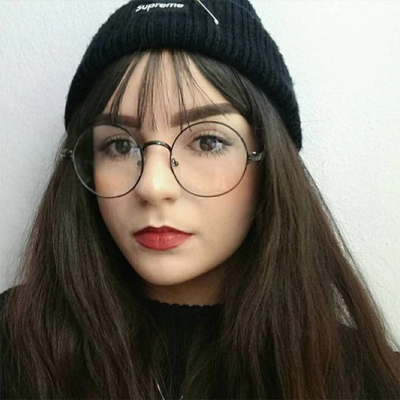 

Round Glasses Frames For Women Brand Designer Sunglasses Frame Clear Lens Harry Potter Glasses Gafas Retro Transparent Glasses
