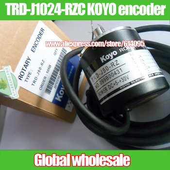 

1pcs TRD-J1024-RZC pulse KOYO solid shaft encoder / line driver output ABZ 1200 line encoder