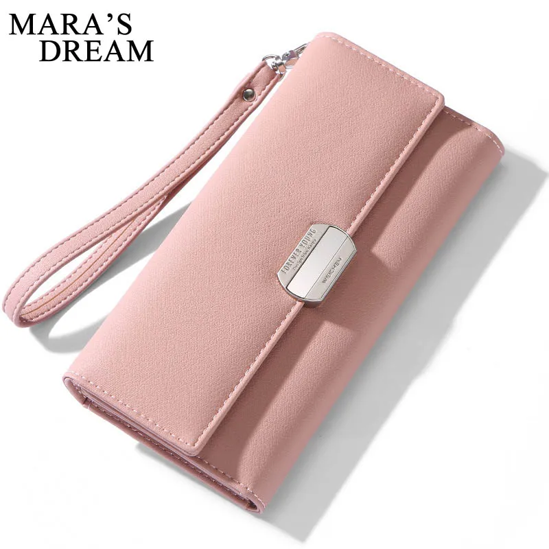 Mara's Dream новый женский кошелек длинный Браслет матовая кожа Много отделов
