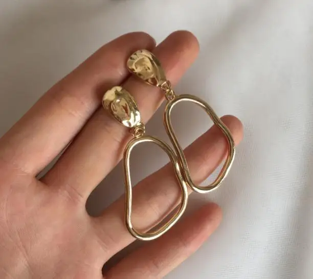 Timeless Wonder Chic cutout geo Drop Earrings Women Jewelry Gift punk rock Party Brincos Runway korean gift top trendy sale 4256