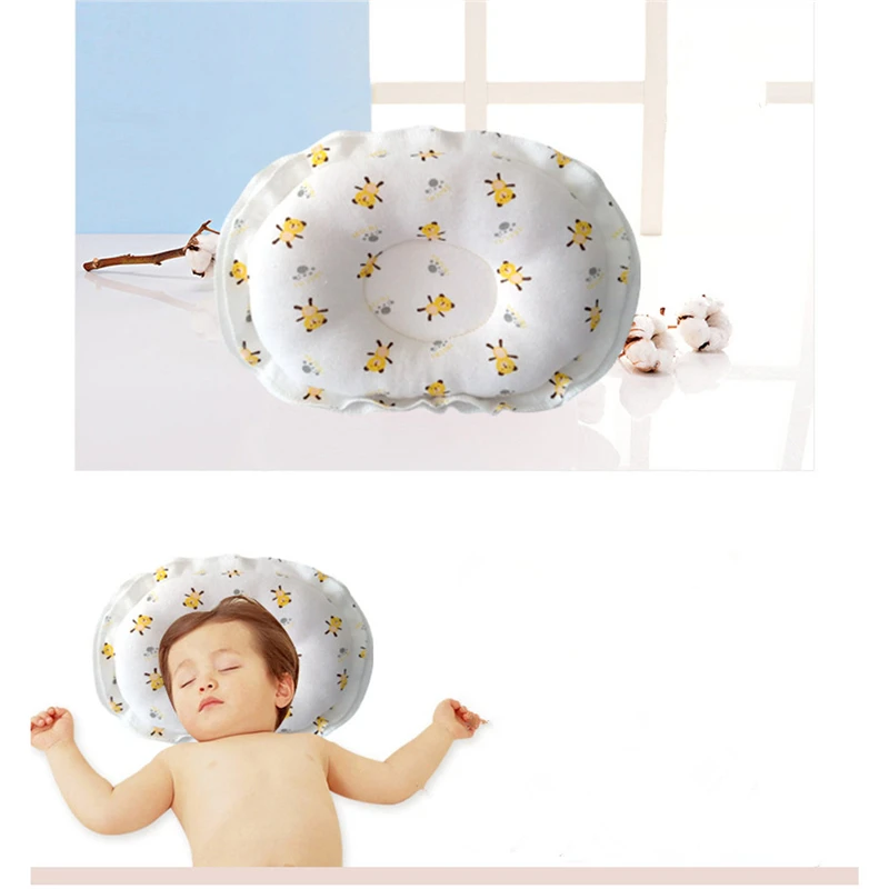 

New Toddler Baby Infant Newborn Sleep Positioner Support Pillow Cushion Prevent Flat Head Baby Pillow prevent flat head