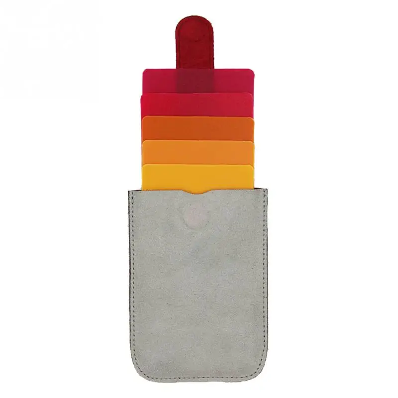 

New Portable Card Holder Ultra-thin Multifunction Waterproof Card Holder Unisex Stack Up Pull Out Slim Cascading Wallet Purses