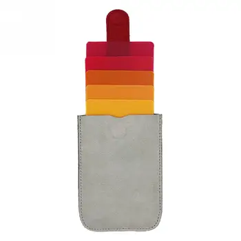 

New Portable Card Holder Ultra-thin Multifunction Waterproof Card Holder Unisex Stack Up Pull Out Slim Cascading Wallet Purses