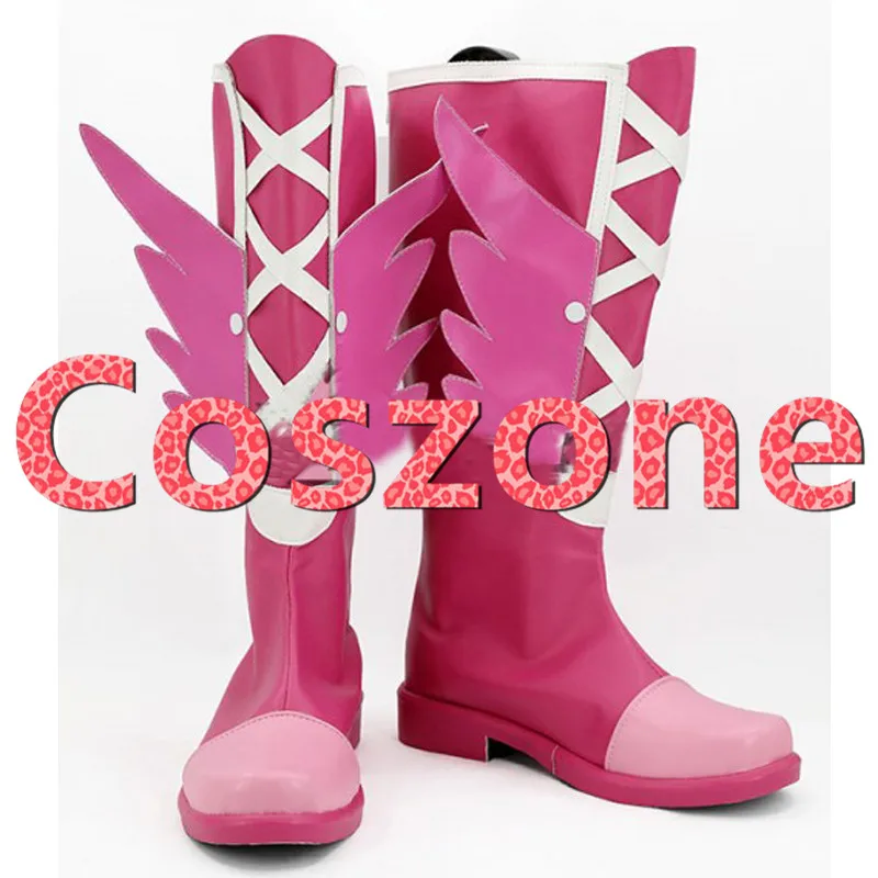 

Equestria Girls Rainbow Rocks Pink Cosplay Shoes Boots Halloween Carnival Cosplay Costume Accessories