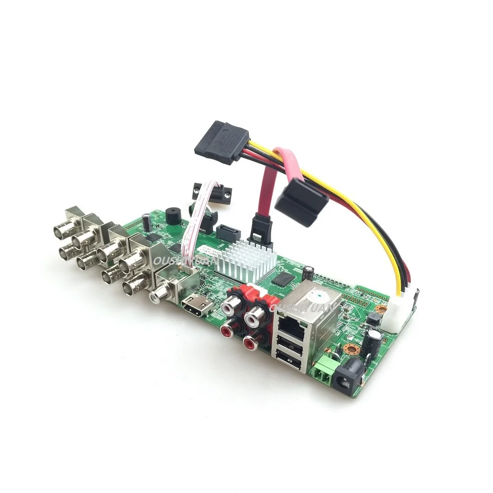 Видеорегистратор H.264 8 каналов 1080N AHD/TVI/CVI/CVBS/ 16 1080P NVR IP 5 в 1 DVR основная плата для