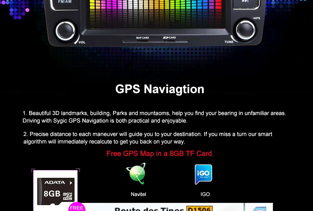 Cheap Car Multimedia player GPS Autoradio 2 Din 7 Inch For SKODA Octavia 2009-2013 Bluetooth FM Radio RDS WIFI DVR SD 17