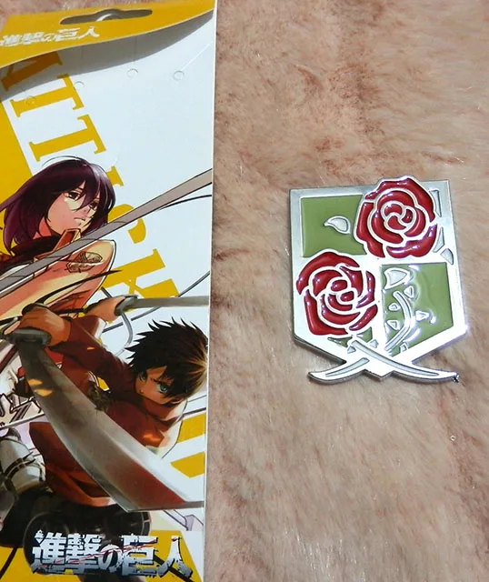 Аниме атака на Титанов винтажный значок Косплей Shingeki no Kyojin SNK брошь Скаутинг