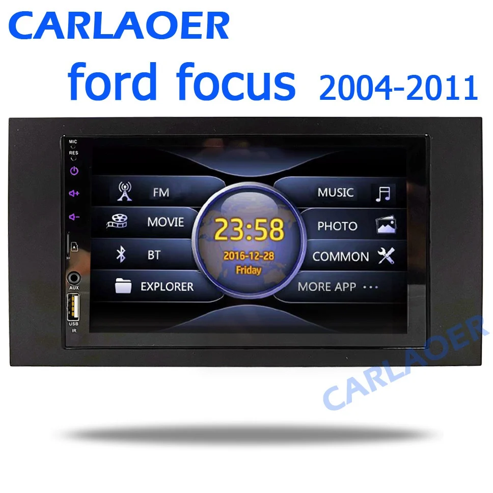 

For Ford Focus 2 Din Car Radio for C-Max S-Max Fusion Transit Fiesta Mondeo use 2DIN Autoradio Car Multimedia MP5 radio player