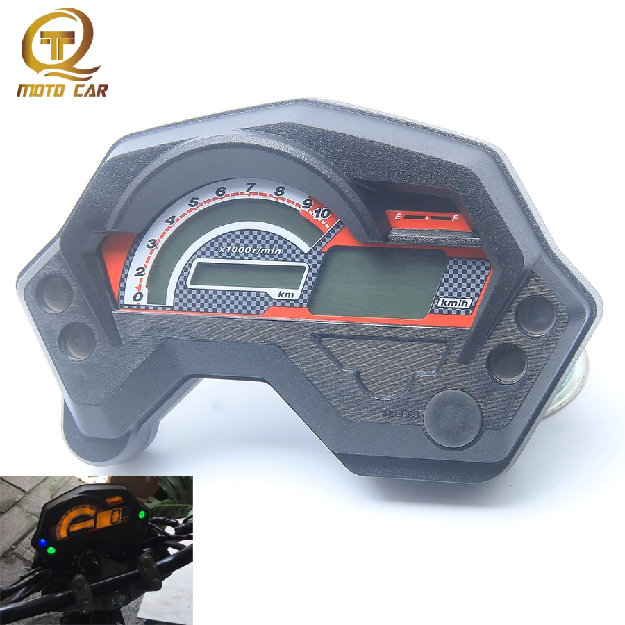 

Motorcycle Speedometer Digital Universal Electronics Indicator LCD Display Accessories for Cafe Racer Instrument Yamaha FZ16 FZ