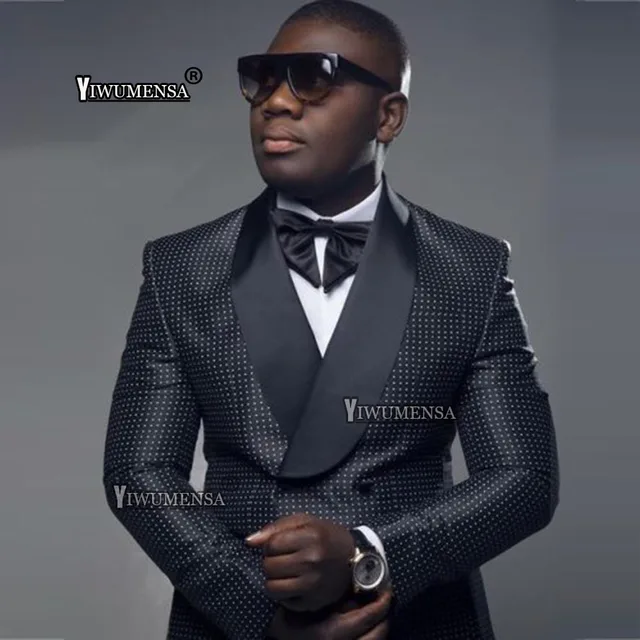 Yiwumensa Latest Coat Pant Designs Men Suits Double Breasted Wedding