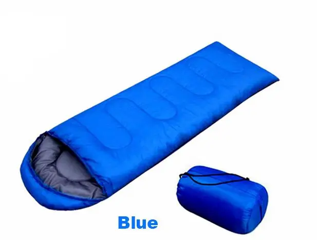 Теплый конверт для взрослых, спальный мешок для спорта на открытом воздухе, кемпинга, походов, треккинга, водонепроницаемый спальный мешок - Цвет: BU