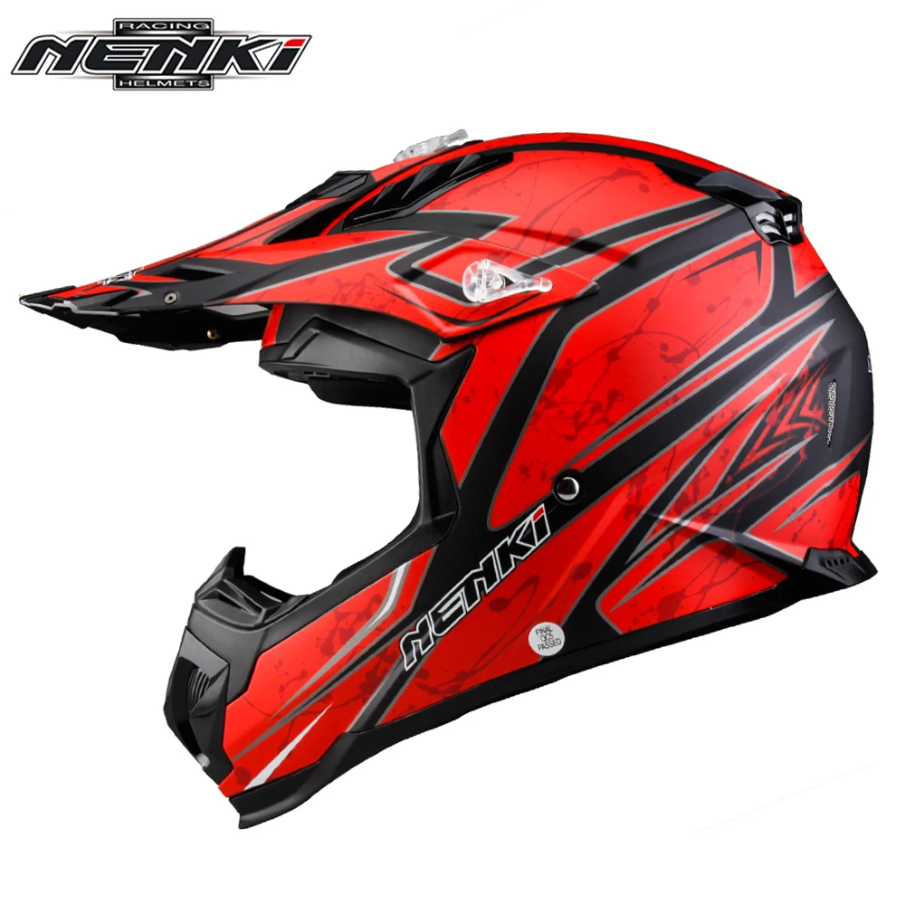 

NENKI Motocross Helmet Motorcycle Enduro Off-Road Cross-Country Moto Dirt Bike ATV MX BMX Downhill DH MTB Rally Racing Helmets