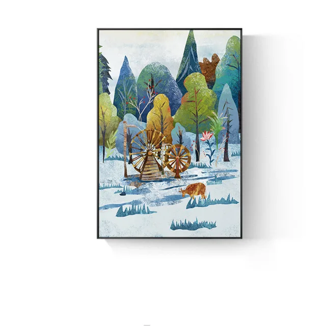 Fantastic-Children-s-Paradise-Canvas-Painting-Ice-World-Poster-Print-Wall-Art-Picture-For-Kids-Room.jpg_640x640 (1)