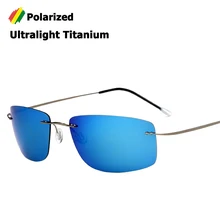 JackJad, новая мода, без оправы, квадратный стиль, титан, поляризационные солнцезащитные очки, ультралегкие, для вождения, фирменный дизайн, солнцезащитные очки, Oculos De Sol