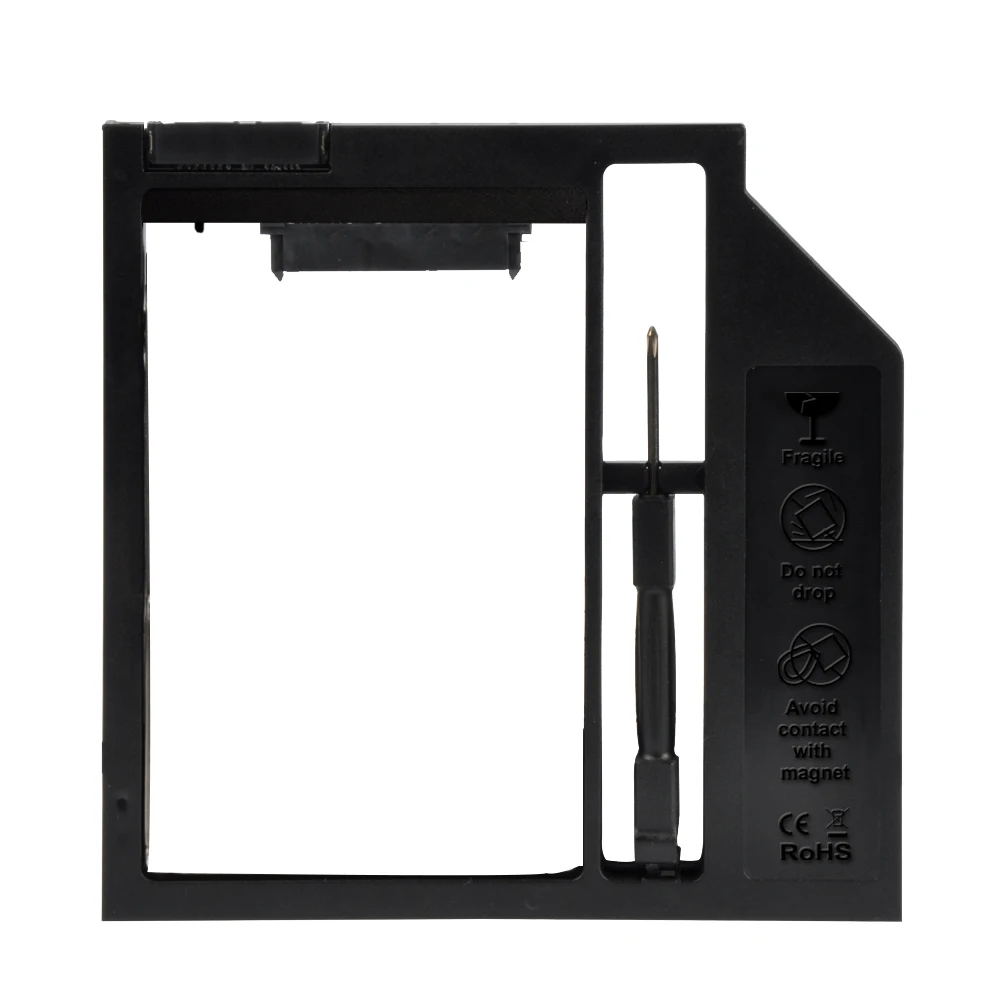 DeepFox Универсальный SATA 3 0 2nd HDD Caddy 9 5 мм для 2 &quot2 ТБ SSD чехол жесткий диск ноутбука DVD