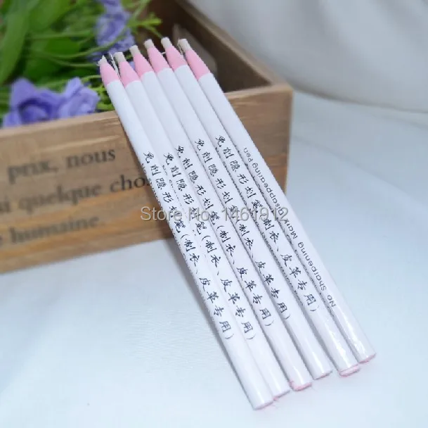 

Manual essential canvas pen non sharpening invisible marking pen garment leather special white dark gray air erasable pen
