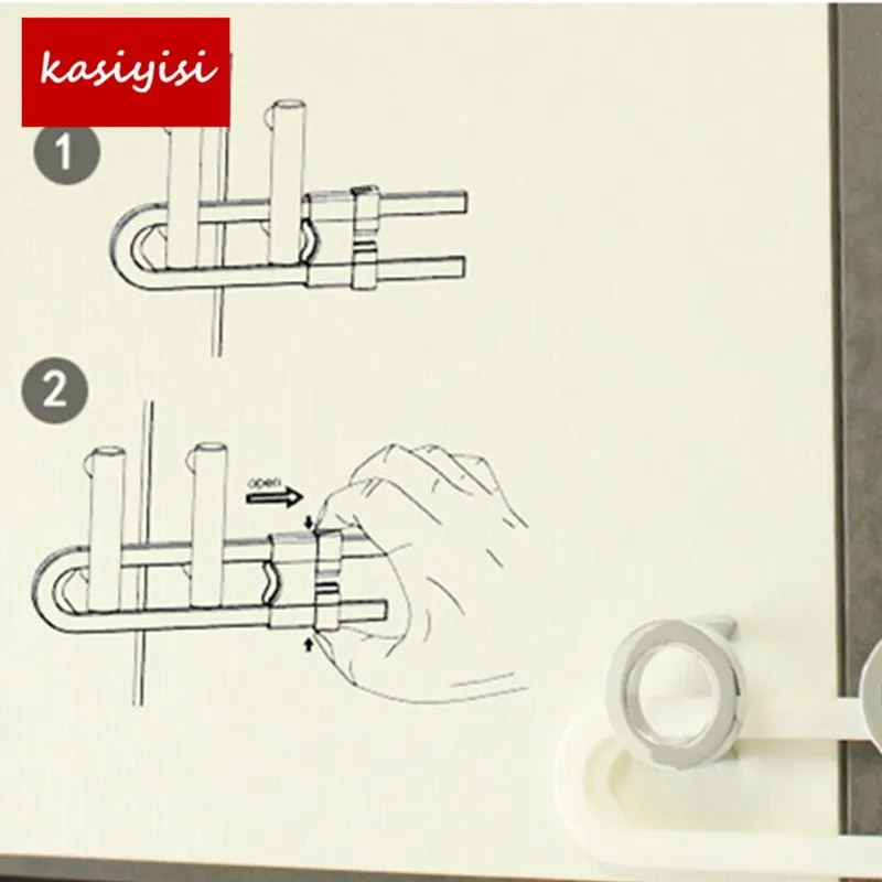 10 шт./лот безопасности Пластик Mulitpile Функция безопасность блокировки ребенка ящик длинные замок длинный замок шкафа