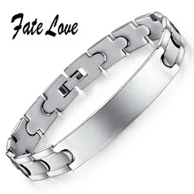 Мужской браслет-цепочка из нержавеющей стали 316L FL761, браслеты с крестиком Иисуса, мужской браслет для молитвы испанского лорда, рождественский подарок