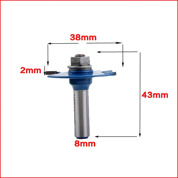 8 мм хвостовик T тип Бисквитное соединение слот резак соединение/долбежные фрезы 3 мм 4 мм Высота Резак деревообработка