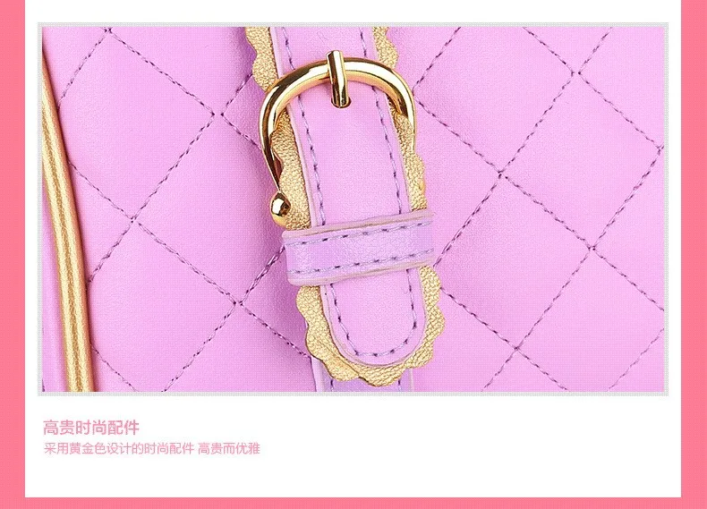 Children Kids Girls Princess Faux PU Leather Backpack Kid Pink Cute Bowknot Primary School Backpacks Daypack Mochila Bag