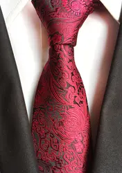 8 см вышитые Для мужчин тканые Галстук Классический Цветочный шейный платок для нежной Для мужчин аксессуары
