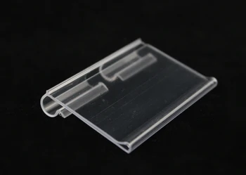

50pcs Hot Sale Supermarket Clear Pvc Price Tag Sign Label Display Holder Price Advertising Promotion Name Card For Store Shelf