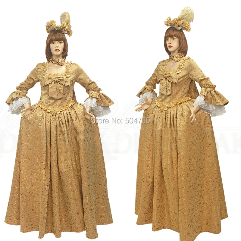 

Tailored!17 century Duchess Princess regency Renaissance Gothic Theater Dress medieval regency Halloween Gown Ball dress HL-187
