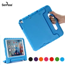 ЕВА Портативный Ручка Стенд дети Безопасный пена противоударный чехол для Apple iPad 9,7 Air 2 5 6 Полный случае защиты тела