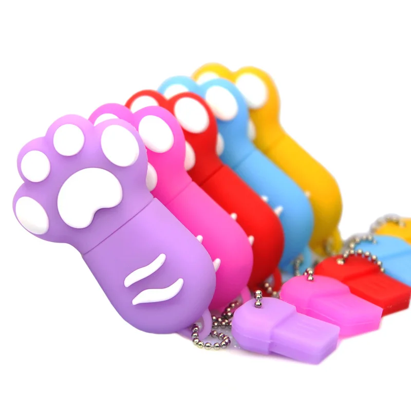 Новый мультяшный Кот коготь Usb флэш накопитель 4 ГБ/8 ГБ/16 ГБ/32 ГБ кошка usb