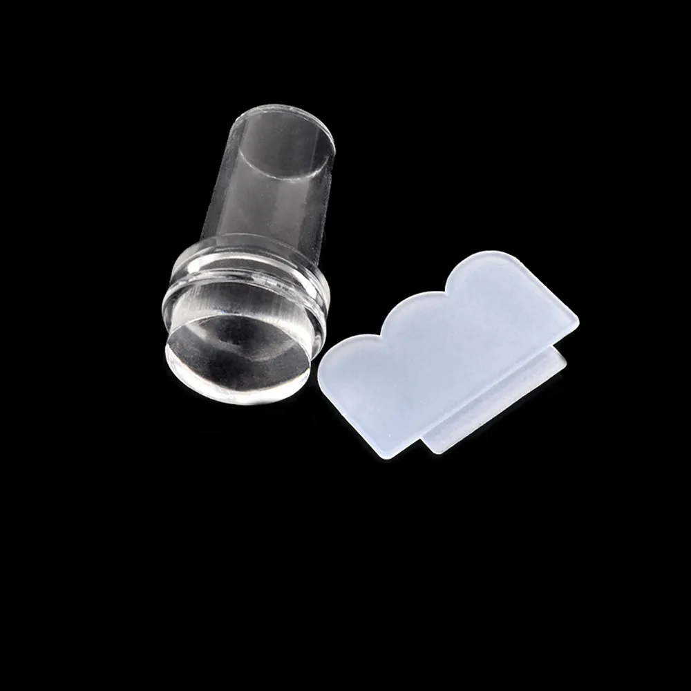 2,4 см чистый дизайн ногтей штамповка стемпер скребок изображения пластины для маникюра Инструменты для печати маникюр инструмент для печати DIY пластик DIY Дизайн ногтей