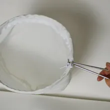 Тканевый фильтр для молочного чая и кофе, воронка для молочного чая, кухонная Воронка с ручкой из нержавеющей стали