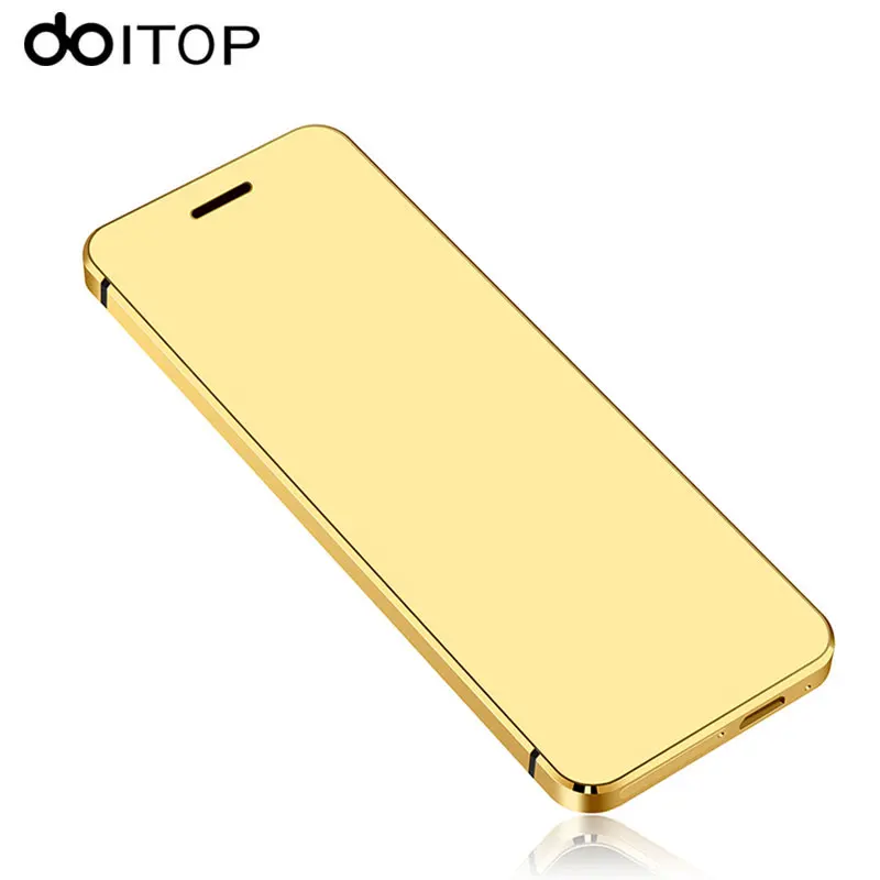 

DOITOP V36 Smart Phone Ultrathin Credit Card Cellphone Metal Body Bluetooth Dialer FM MP3 MP4 Dual SIM Card Mini Mobilephone A3