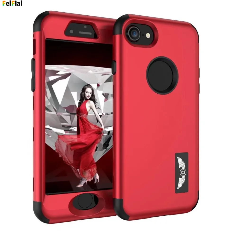 For Apple iPhone 8 8Plus Case Hybrid Heavy Duty Shockproof Phone Cover