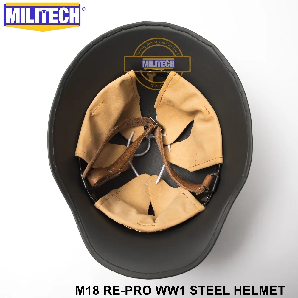 MILITECH серый мировой войны один немецкий M18 шлем великая война Repro защитный шлем WW1 немецкий M18 шлем WWi
