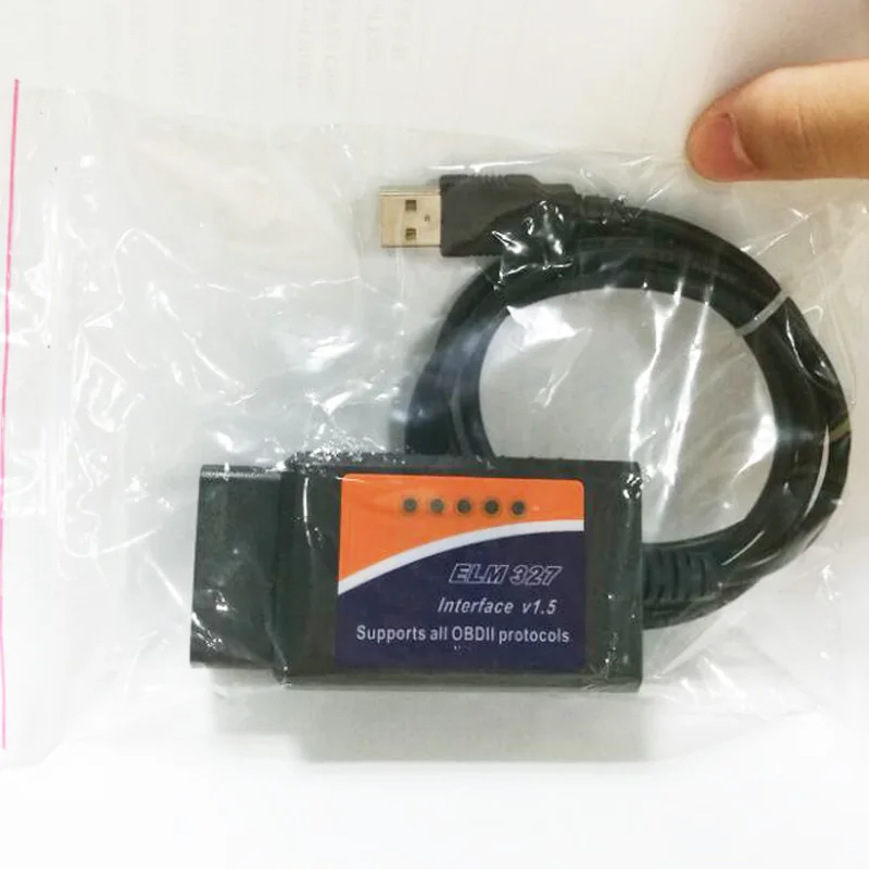 Супер ELM327 USB кабели Адаптер для большинства OBD2 транспортных средств OBD2 диагностический сканер elm 327 в 1,5 bluetooth OBD2 сканирование